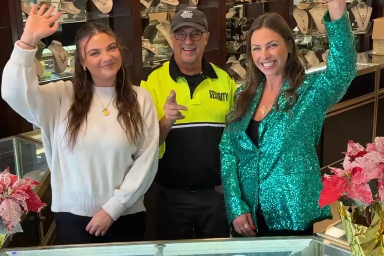 The The Gold Rush Store family behind the counter of the Smyrna showroom